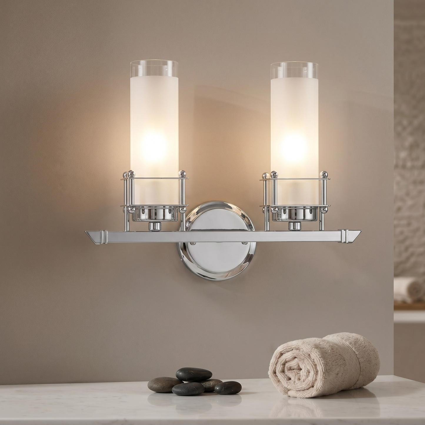 Arbotante Twin Candles